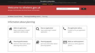 
                            1. Information about planning - sthelens.gov.uk - St Helens Planning Portal
