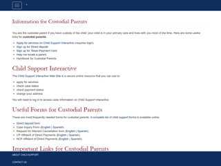 Information for Custodial Parents - childsupport.oag.texas.gov