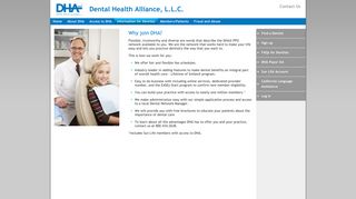 Information for Dentists - Dental Health Alliance, L.L.C. - Dental Health Alliance Provider Portal