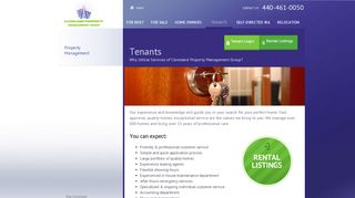 
                            2. Information for Tenants on Property Management - Cleveland Property ... - Cleveland Property Management Tenant Portal