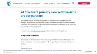 
                            2. Information for Veterinarians | BluePearl Pet Hospital - Blue Pearl Vet - Blue Pearl Portal