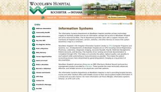 
                            5. Information Systems - Woodlawn Hospital (Rochester, Indiana - Fulton ... - Woodlawn Hospital Patient Portal