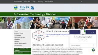 
                            5. Information Technology Division - Lehman College - Lehman Cuny Portal