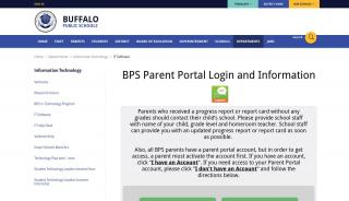 
                            4. Information Technology / Parent Portal - Buffalo Public Schools - Parent Portal Buffalo