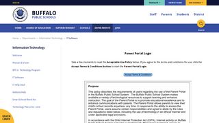 
                            1. Information Technology / Parent Portal Login - Buffalo Public Schools - Parent Portal Buffalo