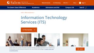 
                            2. Information Technology Services (ITS) | Salem State University - Iot Salem Student Portal