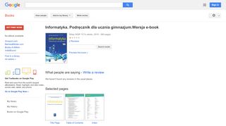 
                            9. Informatyka. Podręcznik dla ucznia gimnazjum.Wersja e-book - Interia Pl Portal