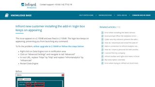 
                            4. Infront new customer installing the add-in: login box keeps on ... - Infinancials Portal