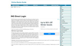
                            6. ING Direct Login - Online Banks Guide