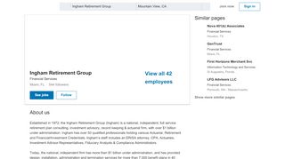 
                            8. Ingham Retirement Group | LinkedIn - Ingham 401k Portal