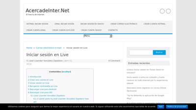 Iniciar sesión en Live - AcercadeInter.Net