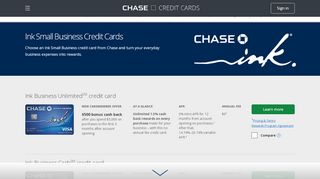 
                            2. Ink Business | Credit Cards | Chase.com - Chase Ink Sign Up