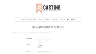 
                            8. Ink Master Basic Application - JS Casting - Ink Master Sign Up
