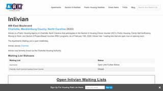 
                            2. Inlivian, NC | Public Housing and Section 8 - Cha Nc Org Portal