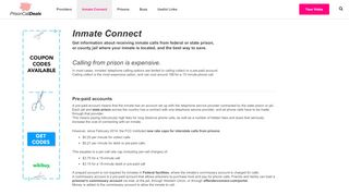 
                            3. Inmate Connect - Prison Call Deals - Inmate Connect Portal