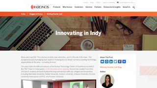 
Innovating in Indy | Kronos
