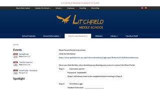 
                            8. iNOW - Litchfield Middle School - Gadsden City Schools - Information Inow Hoover Portal