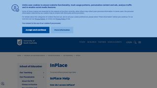 InPlace - Division of Education, Arts and Social ... - UniSA - Inplace Unisa Login