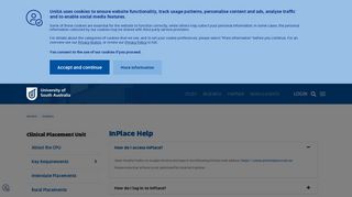 
                            1. InPlace Help - Intranet - University of South Australia - Inplace Unisa Login