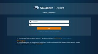 
                            4. Insight Community - Login - Gallagher - Www Ajg Com Portal