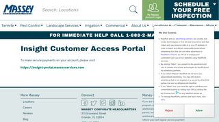 Insight Customer Access Portal | Massey Services, Inc. - My Portal Massey