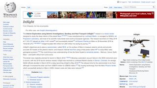 
InSight - Wikipedia  
