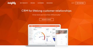 
                            7. Insightly: CRM Software CRM Platform Marketing Automation - Https Www Insightly Com Portal