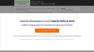 Insperity Perks at Work - Passport Insperity Portal