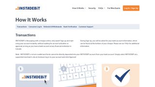 
                            3. Instadebit > How It Works - Instadebit Portal