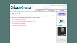 
                            8. InstaGreeter FAQ | Chicago Greeter - Chicago Greeter Portal