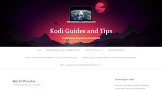 
                            7. Install Paradox – Kodi Guides and Tips - Paradox Kodi Portal