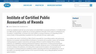 
                            2. Institute of Certified Public Accountants of Rwanda | IFAC - Www Icpar Rwanda Student Portal