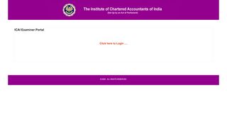 
                            3. Institute of Chartered Accountants - Examiners Portal