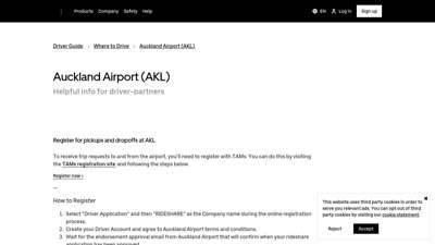 
Instructions For Drivers At Auckland (AKL) Airport | Uber

