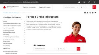 Instructor Course Fact Sheets, Materials, and Links | Red Cross - Red Instructor Training Portal