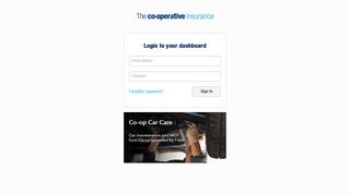 
                            6. Insurance - Co-op Driving Dashboard - Login - Co Op Insurance Car Portal