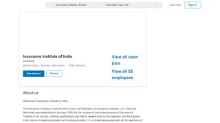 
                            3. Insurance Institute of India | LinkedIn - Insurance Institute Of India Portal