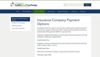 
Insurance Payment Options | Washington Health Benefit Exchange ...
