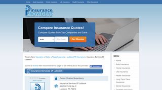 
                            2. Insurance Services Of Lubbock - Insurance Providers - Insurance Services Of Lubbock Provider Login
