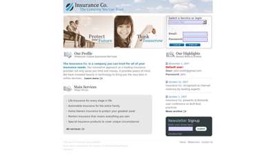 
                            6. InsuranceWeb: Home - Borland