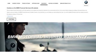 
Insured Warranty - BMW Motorrad Financial Services  
