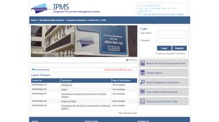 
                            2. Integrated Procurement Management System - PPADB - Www Ipms Ppadb Co Login