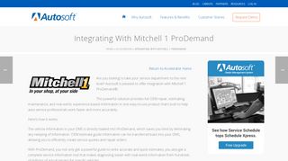 
                            9. Integrating With Mitchell 1 ProDemand | Autosoft - Prodemand 1 Portal