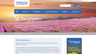 
                            3. Integria | Natural Healthcare Practitioner Brands - Integria Portal