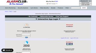 
                            9. Interactive Alarm Monitoring Apps Login - AlarmClub - Total Connect 1.0 Portal