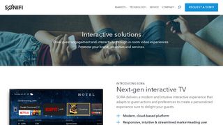 
Interactive Experience Solutions | TV and Technology | SONIFI
