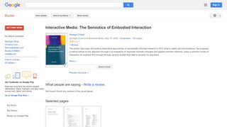 
                            7. Interactive Media: The Semiotics of Embodied Interaction - Interact Media Writer Portal