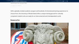 
                            8. INTERNATIONAL CENTER - University of Rhode Island - Uri Abroad Portal