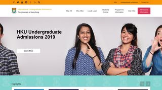 
                            5. International Undergraduate Admissions The University of ... - HKU AAL - Hku Admission Portal