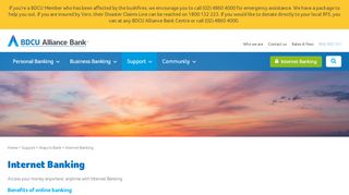 
Internet Banking - BDCU Alliance Bank

